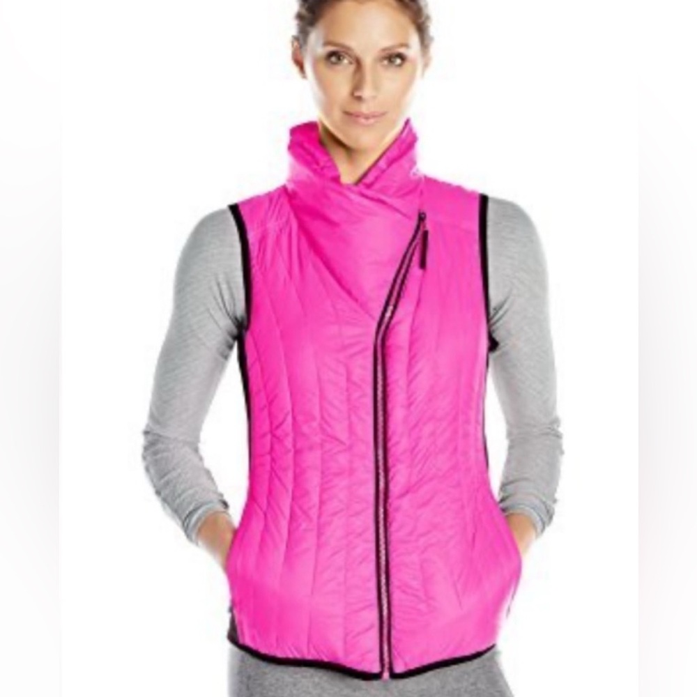Calvin Klein Women's Pink Down Puffer Vest